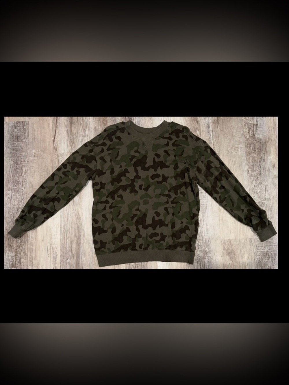 Men's Goodfellow & Co Camo Sweatshirt Size M